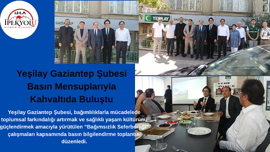 Yeşilay Gaziantep Şubesi Basın Mensuplarıyla Kahvaltıda Buluştu Bağımlılıkla Mücadelede Gaziantep Modeli: 5 Bin Esnaf, 80 Bin Kişiye Eğitim